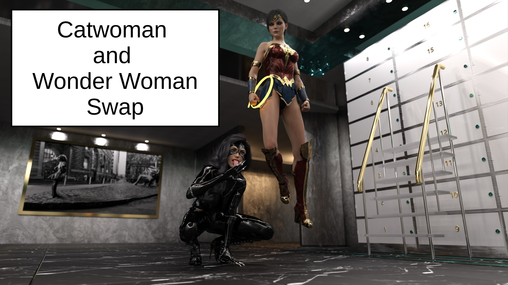 Catwoman and Wonder Woman Swap - English (split ending) - 01