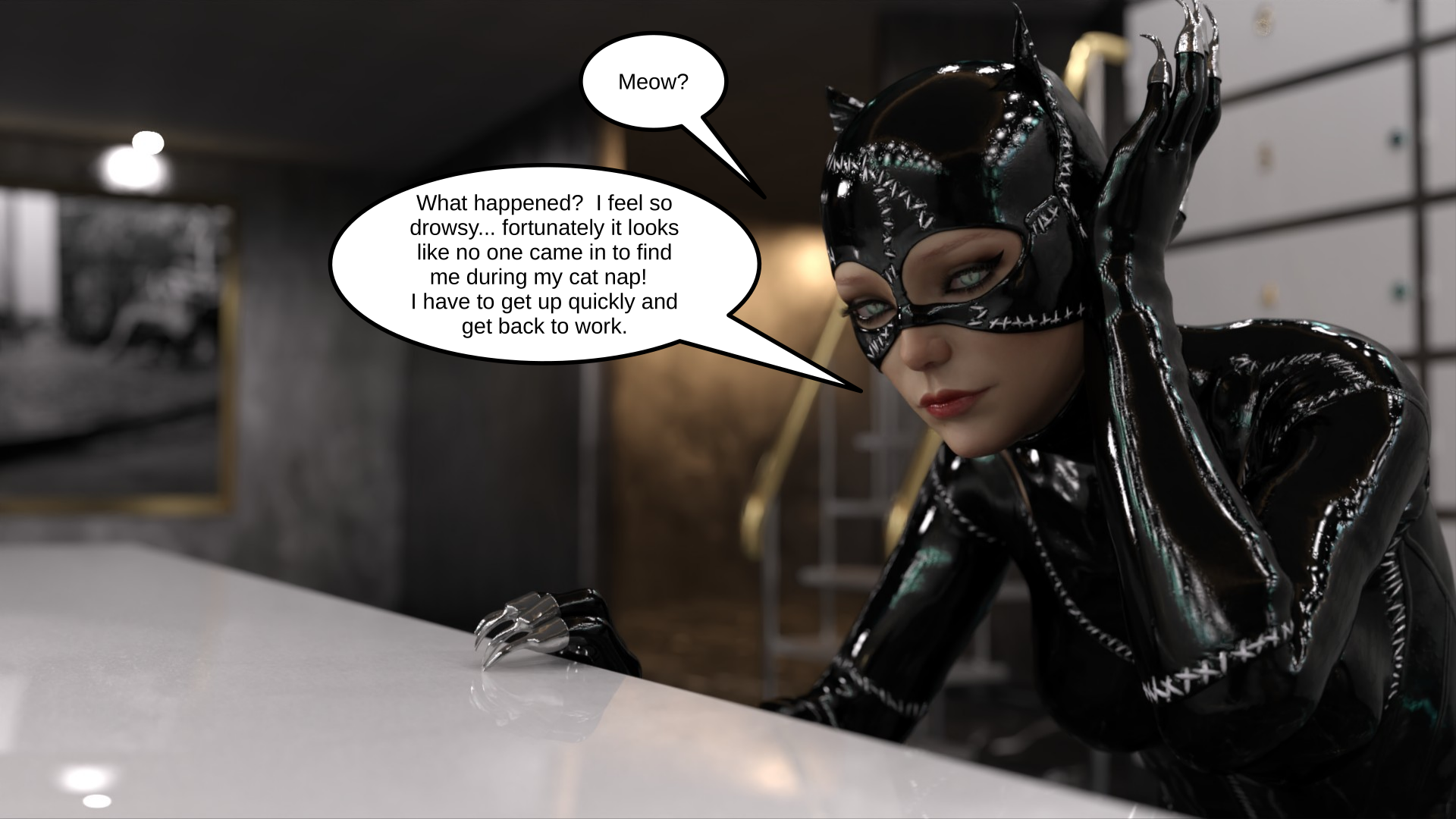 Catwoman and Wonder Woman Swap - English (split ending) - 66